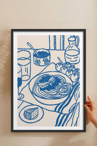HOMEPACK Ahşap Çerçeveli Tablo Çerçeveli Poster Sanatsal Modern Duvar Dekoru TK-876
