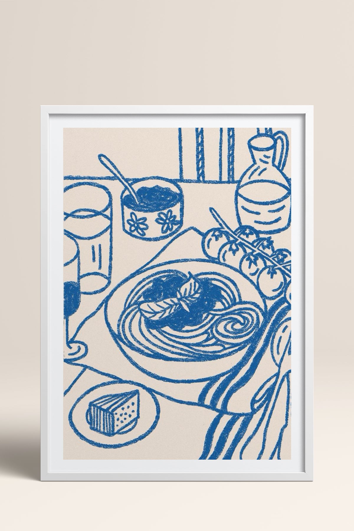 HOMEPACK Ahşap Çerçeveli Tablo Çerçeveli Poster Sanatsal Modern Duvar Dekoru TK-876
