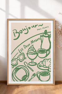 HOMEPACK Ahşap Çerçeveli Tablo Çerçeveli Poster Sanatsal Modern Duvar Dekoru TK-877