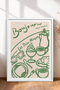 HOMEPACK Ahşap Çerçeveli Tablo Çerçeveli Poster Sanatsal Modern Duvar Dekoru TK-877
