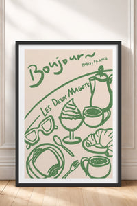 HOMEPACK Ahşap Çerçeveli Tablo Çerçeveli Poster Sanatsal Modern Duvar Dekoru TK-877