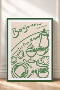 HOMEPACK Ahşap Çerçeveli Tablo Çerçeveli Poster Sanatsal Modern Duvar Dekoru TK-877