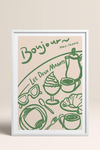 HOMEPACK Ahşap Çerçeveli Tablo Çerçeveli Poster Sanatsal Modern Duvar Dekoru TK-877