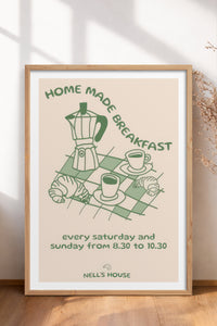 HOMEPACK Ahşap Çerçeveli Tablo Çerçeveli Poster Sanatsal Modern Duvar Dekoru TK-878