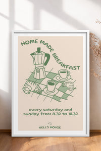HOMEPACK Ahşap Çerçeveli Tablo Çerçeveli Poster Sanatsal Modern Duvar Dekoru TK-878