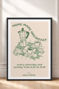 HOMEPACK Ahşap Çerçeveli Tablo Çerçeveli Poster Sanatsal Modern Duvar Dekoru TK-878