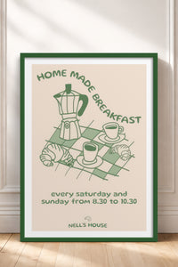 HOMEPACK Ahşap Çerçeveli Tablo Çerçeveli Poster Sanatsal Modern Duvar Dekoru TK-878