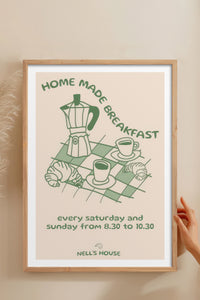 HOMEPACK Ahşap Çerçeveli Tablo Çerçeveli Poster Sanatsal Modern Duvar Dekoru TK-878