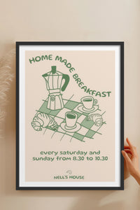 HOMEPACK Ahşap Çerçeveli Tablo Çerçeveli Poster Sanatsal Modern Duvar Dekoru TK-878