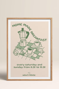 HOMEPACK Ahşap Çerçeveli Tablo Çerçeveli Poster Sanatsal Modern Duvar Dekoru TK-878