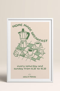 HOMEPACK Ahşap Çerçeveli Tablo Çerçeveli Poster Sanatsal Modern Duvar Dekoru TK-878