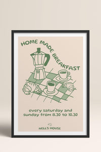 HOMEPACK Ahşap Çerçeveli Tablo Çerçeveli Poster Sanatsal Modern Duvar Dekoru TK-878