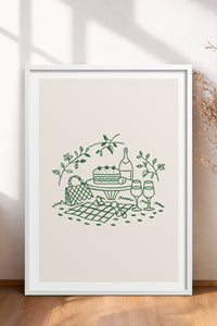 HOMEPACK Ahşap Çerçeveli Tablo Çerçeveli Poster Sanatsal Modern Duvar Dekoru TK-879