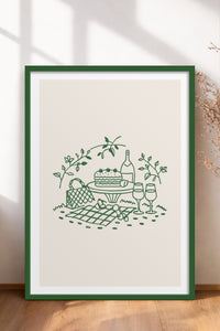 HOMEPACK Ahşap Çerçeveli Tablo Çerçeveli Poster Sanatsal Modern Duvar Dekoru TK-879