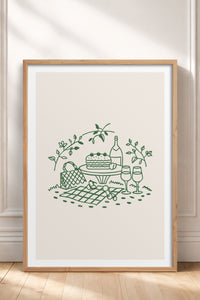 HOMEPACK Ahşap Çerçeveli Tablo Çerçeveli Poster Sanatsal Modern Duvar Dekoru TK-879
