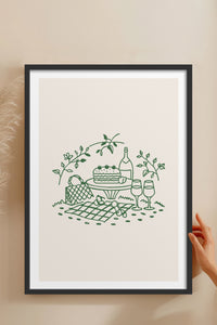 HOMEPACK Ahşap Çerçeveli Tablo Çerçeveli Poster Sanatsal Modern Duvar Dekoru TK-879