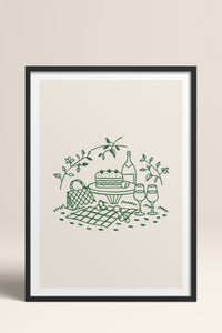 HOMEPACK Ahşap Çerçeveli Tablo Çerçeveli Poster Sanatsal Modern Duvar Dekoru TK-879