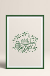 HOMEPACK Ahşap Çerçeveli Tablo Çerçeveli Poster Sanatsal Modern Duvar Dekoru TK-879
