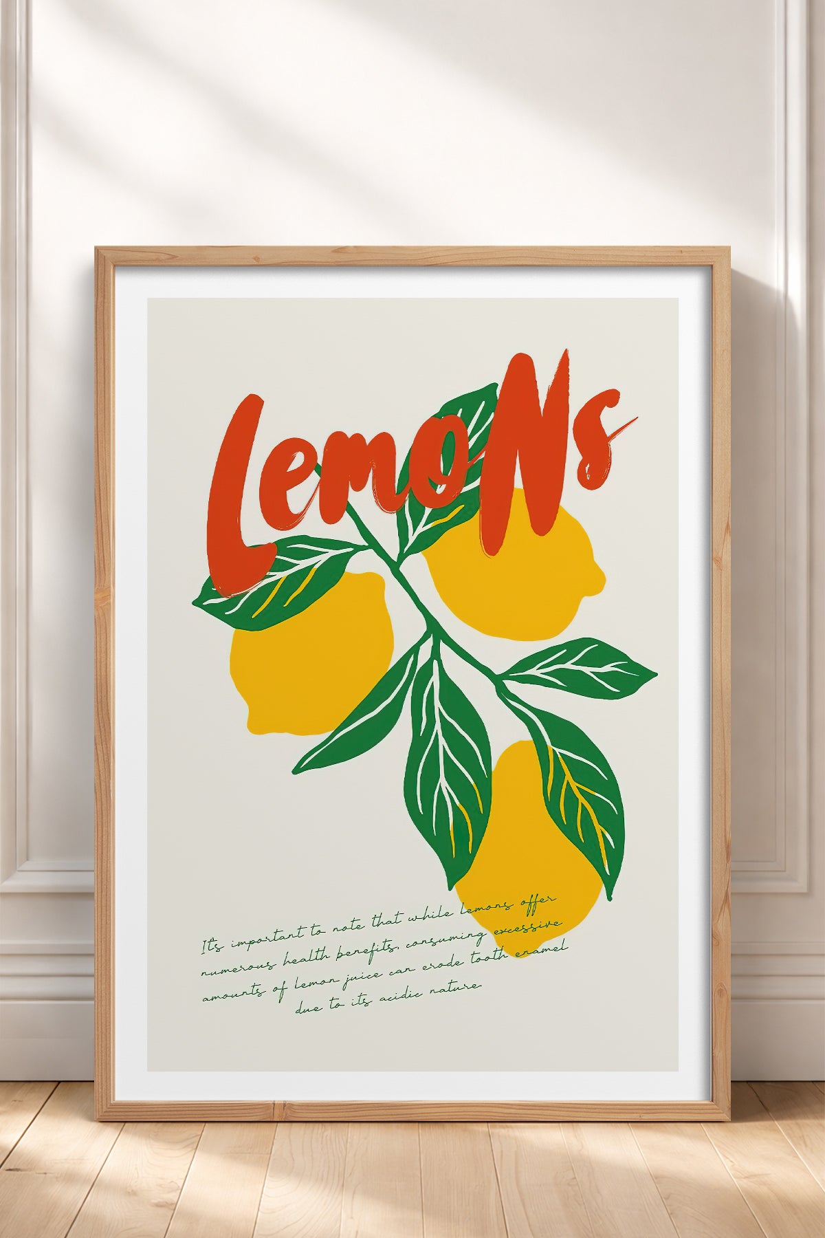 HOMEPACK Ahşap Çerçeveli Tablo Çerçeveli Poster Sanatsal Modern Duvar Dekoru TK-881