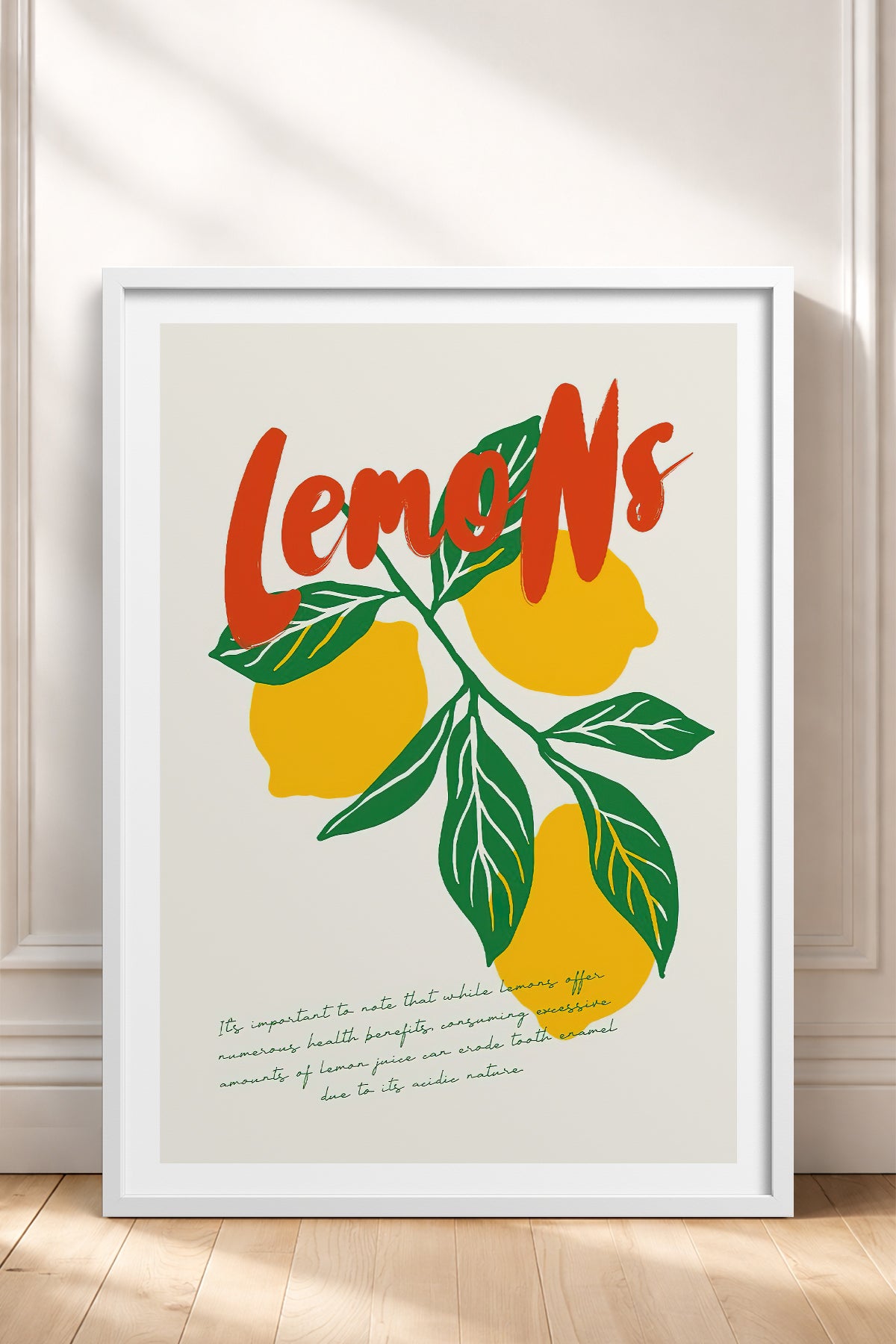 HOMEPACK Ahşap Çerçeveli Tablo Çerçeveli Poster Sanatsal Modern Duvar Dekoru TK-881