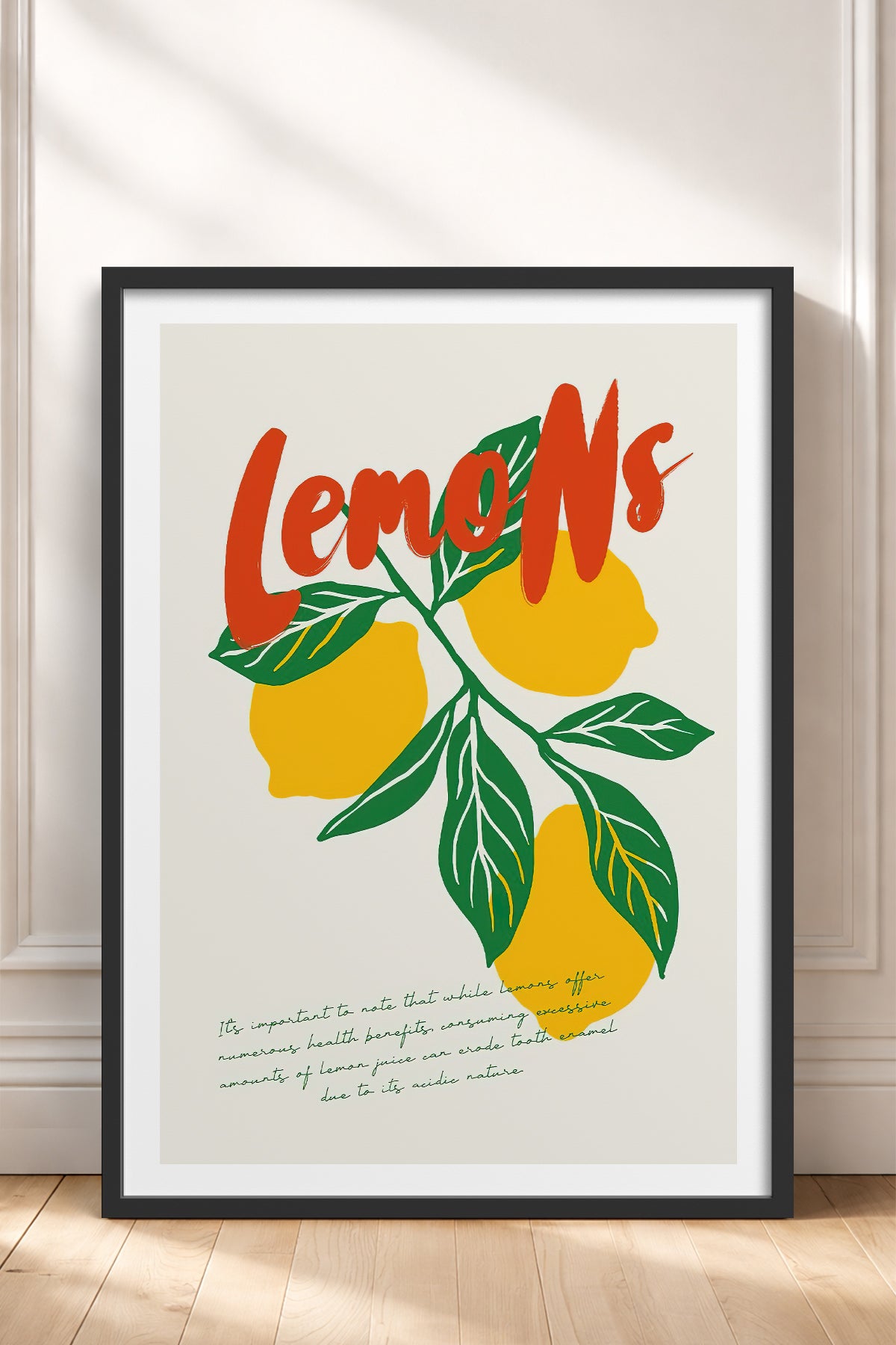 HOMEPACK Ahşap Çerçeveli Tablo Çerçeveli Poster Sanatsal Modern Duvar Dekoru TK-881