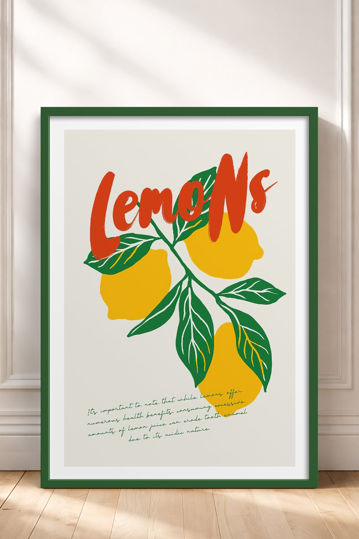 HOMEPACK Ahşap Çerçeveli Tablo Çerçeveli Poster Sanatsal Modern Duvar Dekoru TK-881