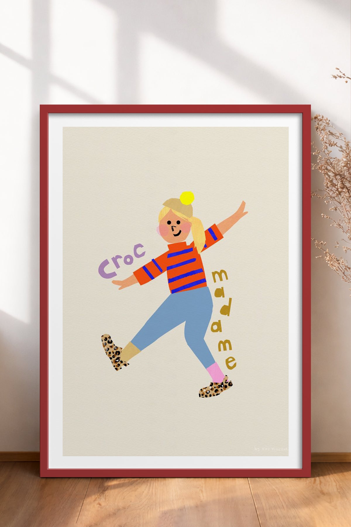 HOMEPACK Ahşap Çerçeveli Tablo Çerçeveli Poster Sanatsal Modern Duvar Dekoru TK-883