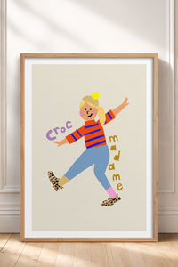 HOMEPACK Ahşap Çerçeveli Tablo Çerçeveli Poster Sanatsal Modern Duvar Dekoru TK-883