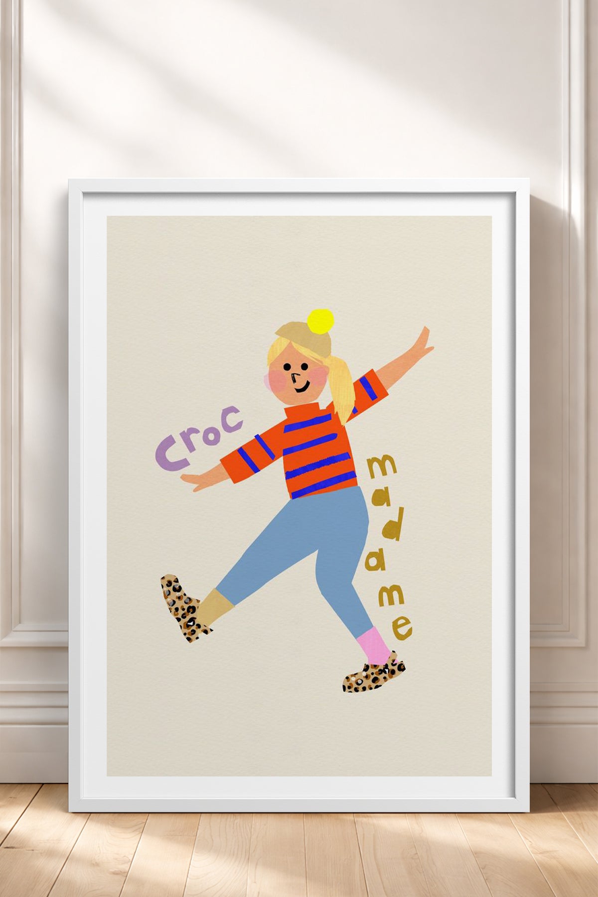 HOMEPACK Ahşap Çerçeveli Tablo Çerçeveli Poster Sanatsal Modern Duvar Dekoru TK-883