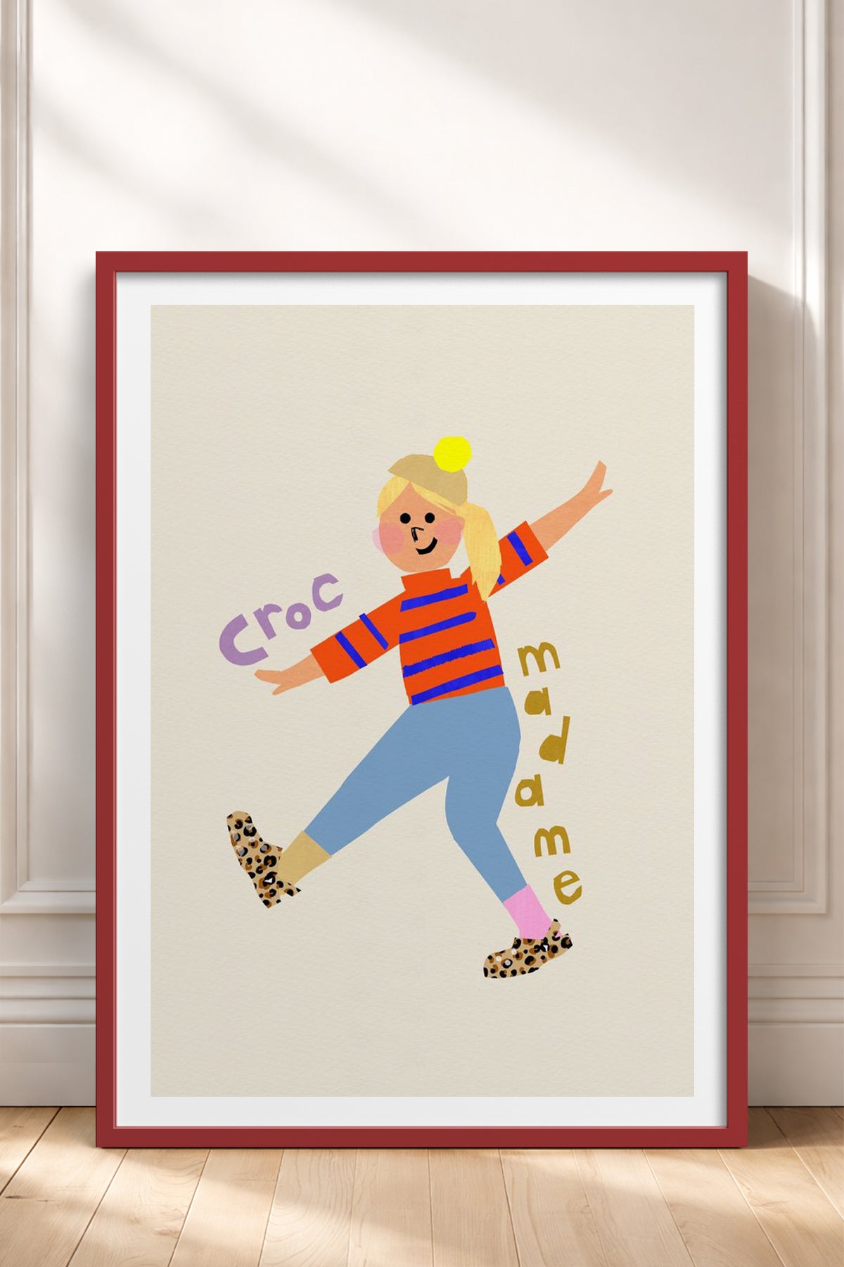 HOMEPACK Ahşap Çerçeveli Tablo Çerçeveli Poster Sanatsal Modern Duvar Dekoru TK-883