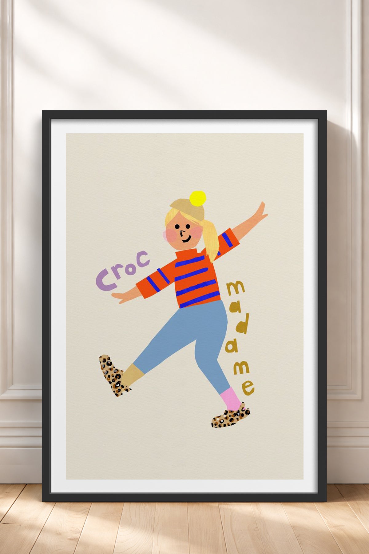 HOMEPACK Ahşap Çerçeveli Tablo Çerçeveli Poster Sanatsal Modern Duvar Dekoru TK-883