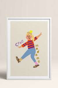 HOMEPACK Ahşap Çerçeveli Tablo Çerçeveli Poster Sanatsal Modern Duvar Dekoru TK-883