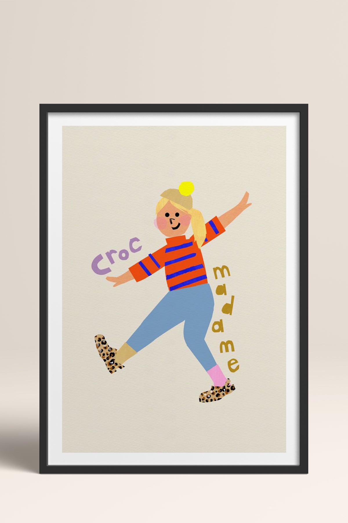 HOMEPACK Ahşap Çerçeveli Tablo Çerçeveli Poster Sanatsal Modern Duvar Dekoru TK-883
