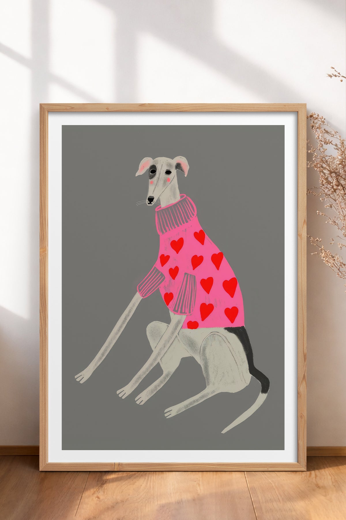 HOMEPACK Ahşap Çerçeveli Tablo Çerçeveli Poster Sanatsal Modern Duvar Dekoru TK-885