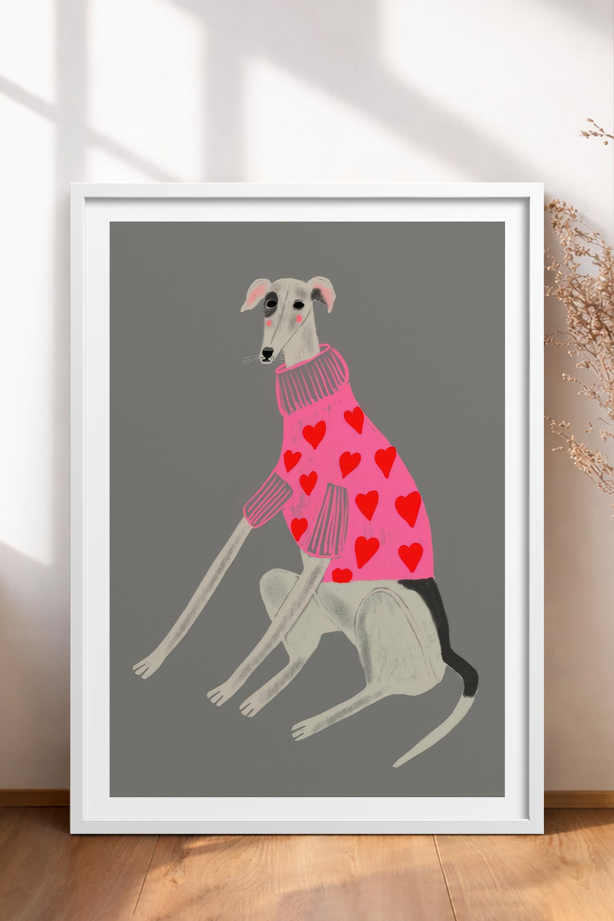 HOMEPACK Ahşap Çerçeveli Tablo Çerçeveli Poster Sanatsal Modern Duvar Dekoru TK-885