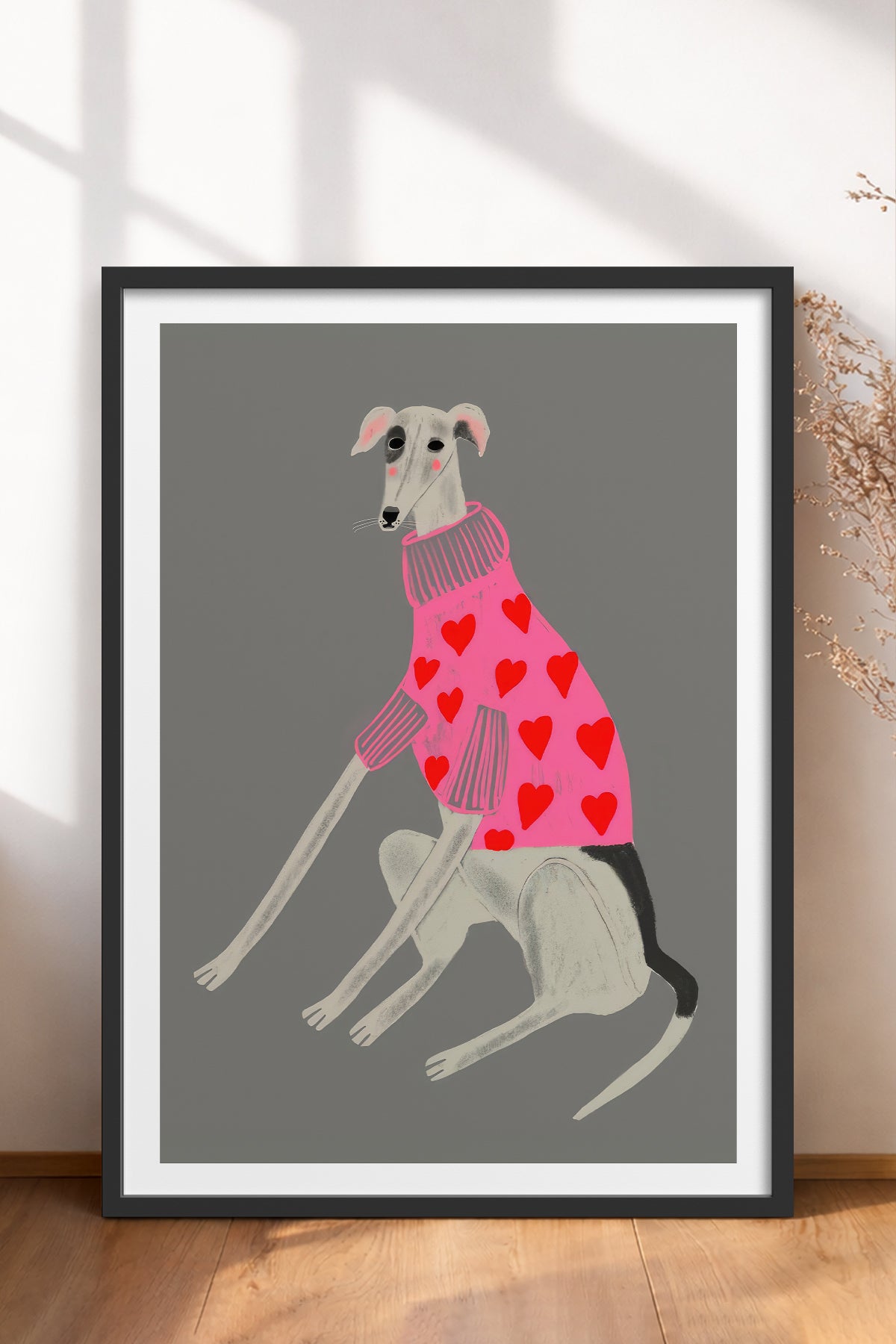 HOMEPACK Ahşap Çerçeveli Tablo Çerçeveli Poster Sanatsal Modern Duvar Dekoru TK-885