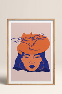 HOMEPACK Ahşap Çerçeveli Tablo Çerçeveli Poster Sanatsal Modern Duvar Dekoru TK-887