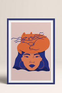 HOMEPACK Ahşap Çerçeveli Tablo Çerçeveli Poster Sanatsal Modern Duvar Dekoru TK-887