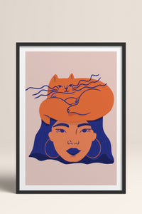 HOMEPACK Ahşap Çerçeveli Tablo Çerçeveli Poster Sanatsal Modern Duvar Dekoru TK-887