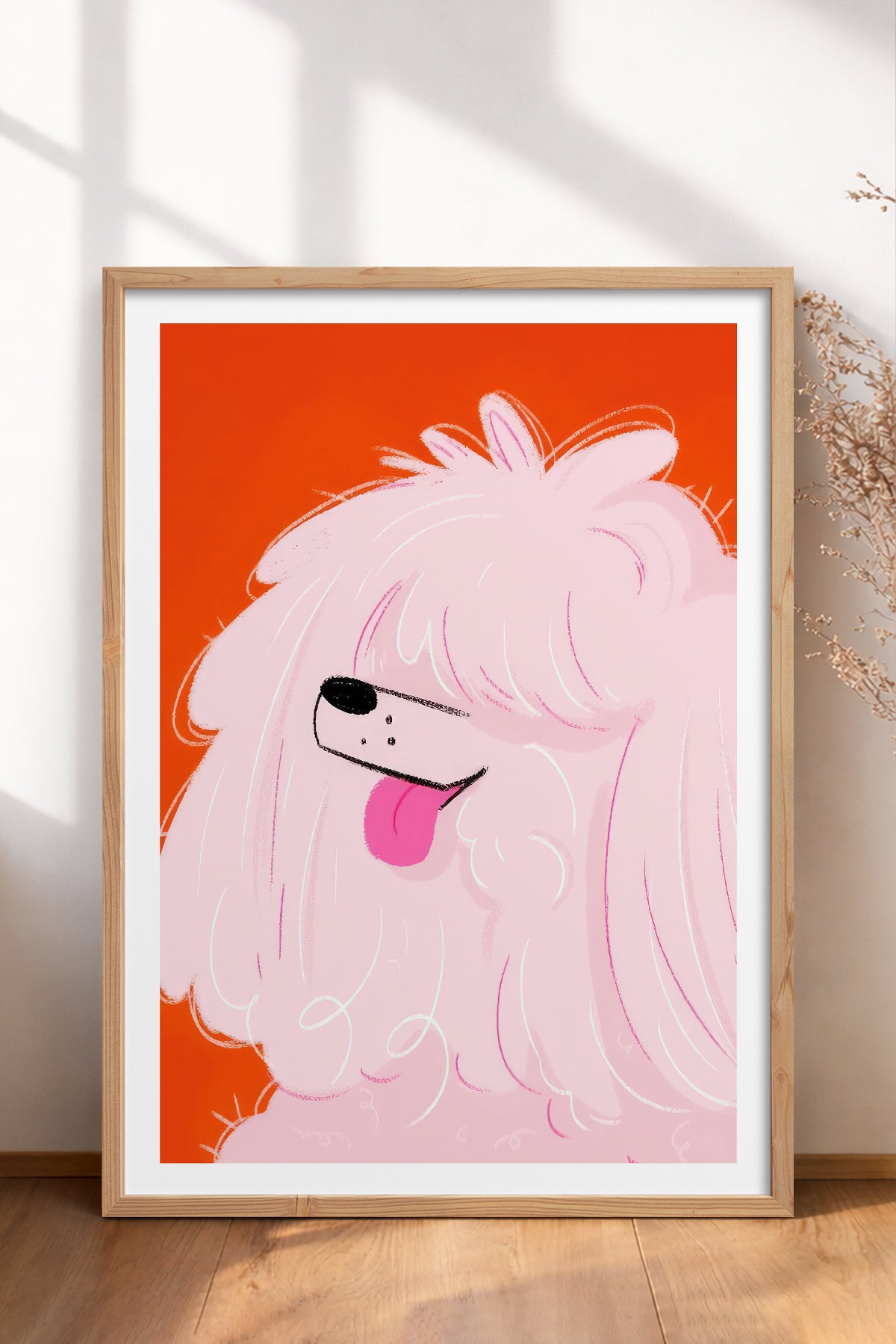 HOMEPACK Ahşap Çerçeveli Tablo Çerçeveli Poster Sanatsal Modern Duvar Dekoru TK-889
