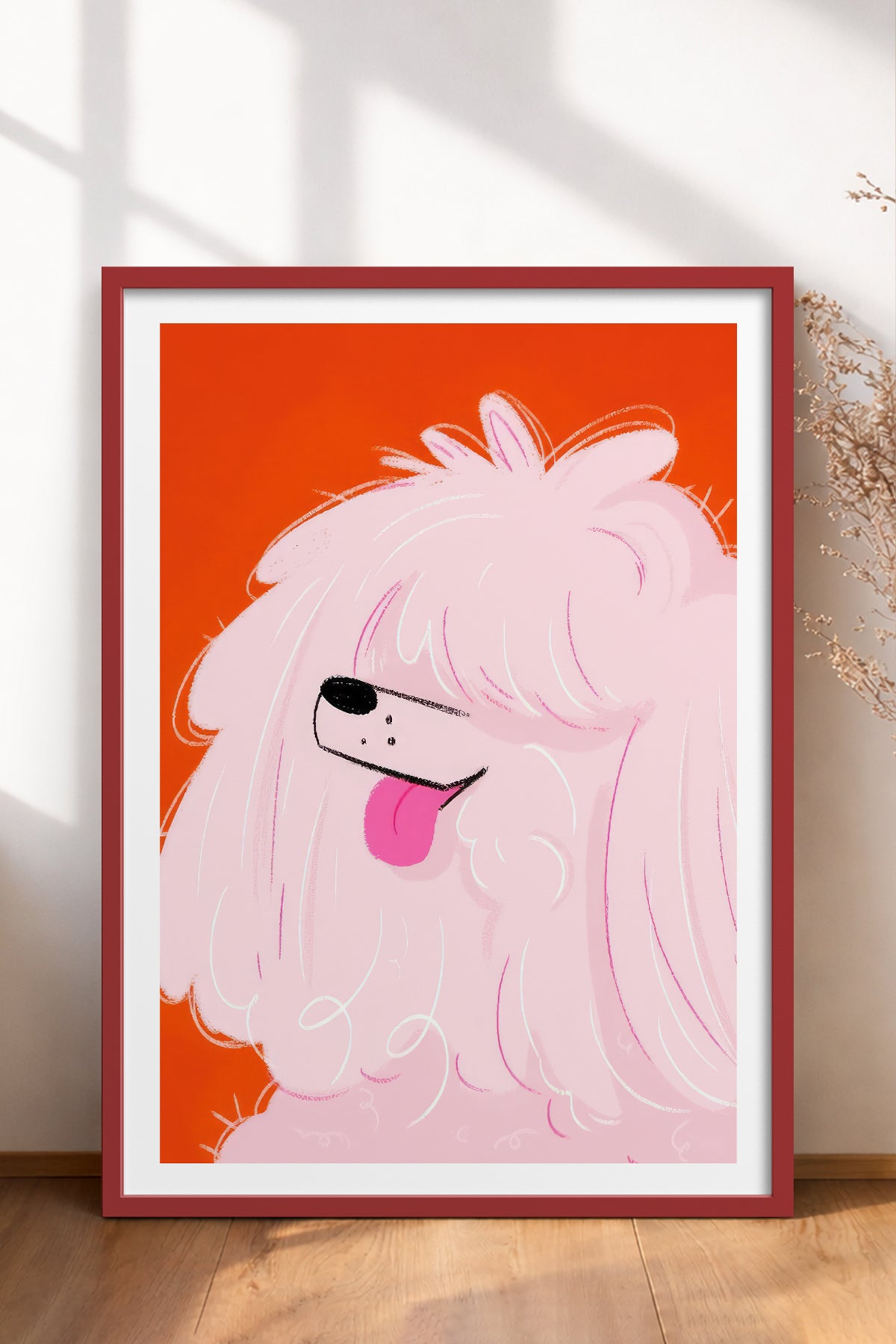 HOMEPACK Ahşap Çerçeveli Tablo Çerçeveli Poster Sanatsal Modern Duvar Dekoru TK-889