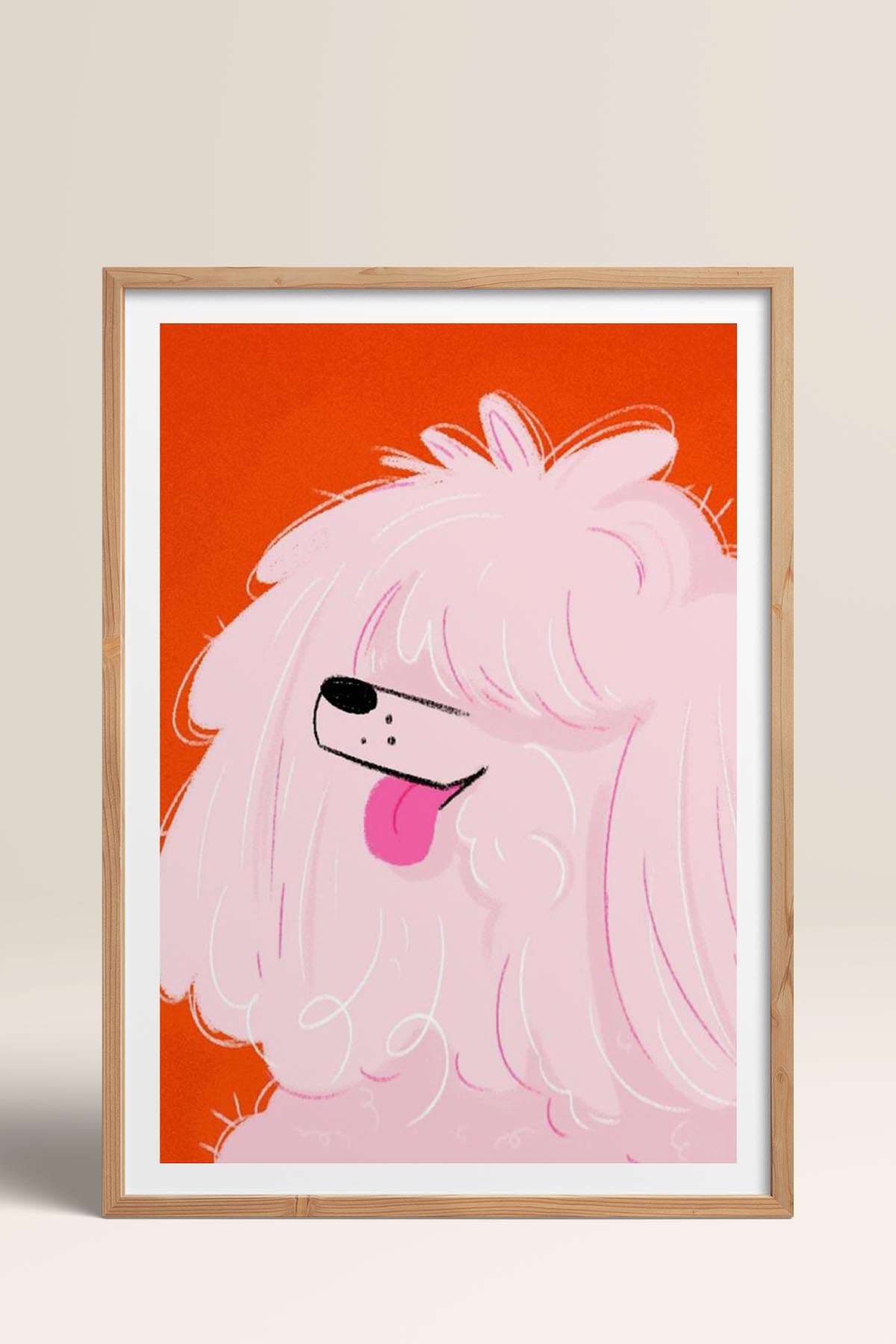 HOMEPACK Ahşap Çerçeveli Tablo Çerçeveli Poster Sanatsal Modern Duvar Dekoru TK-889