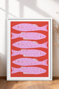 HOMEPACK Ahşap Çerçeveli Tablo Çerçeveli Poster Sanatsal Modern Duvar Dekoru TK-890