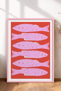 HOMEPACK Ahşap Çerçeveli Tablo Çerçeveli Poster Sanatsal Modern Duvar Dekoru TK-890