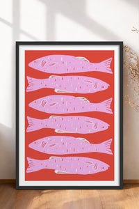 HOMEPACK Ahşap Çerçeveli Tablo Çerçeveli Poster Sanatsal Modern Duvar Dekoru TK-890