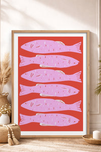 HOMEPACK Ahşap Çerçeveli Tablo Çerçeveli Poster Sanatsal Modern Duvar Dekoru TK-890