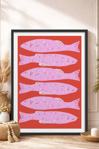 HOMEPACK Ahşap Çerçeveli Tablo Çerçeveli Poster Sanatsal Modern Duvar Dekoru TK-890