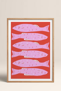 HOMEPACK Ahşap Çerçeveli Tablo Çerçeveli Poster Sanatsal Modern Duvar Dekoru TK-890