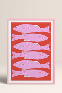 HOMEPACK Ahşap Çerçeveli Tablo Çerçeveli Poster Sanatsal Modern Duvar Dekoru TK-890
