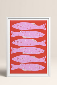 HOMEPACK Ahşap Çerçeveli Tablo Çerçeveli Poster Sanatsal Modern Duvar Dekoru TK-890
